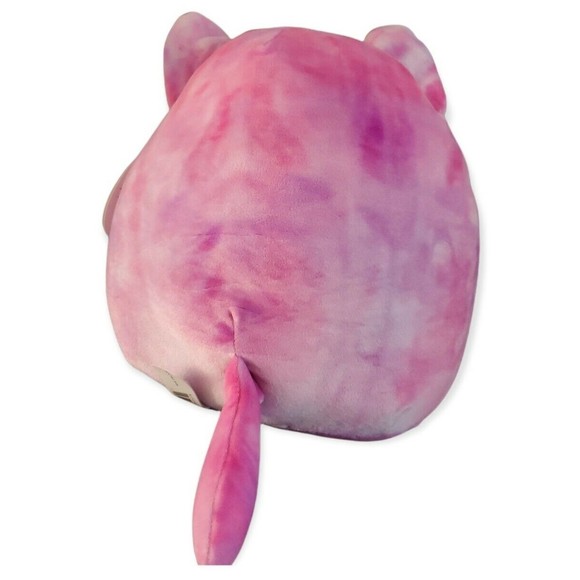 Squishmallows Carla Caticorn Cat Valentine's 12" Plush Tie Dye Pink Purple Toy - Picture 3 of 5